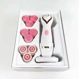 3 in 1 Interchangeable Facial Deep Cleansing Face Wash Massage Brush Pore Spa